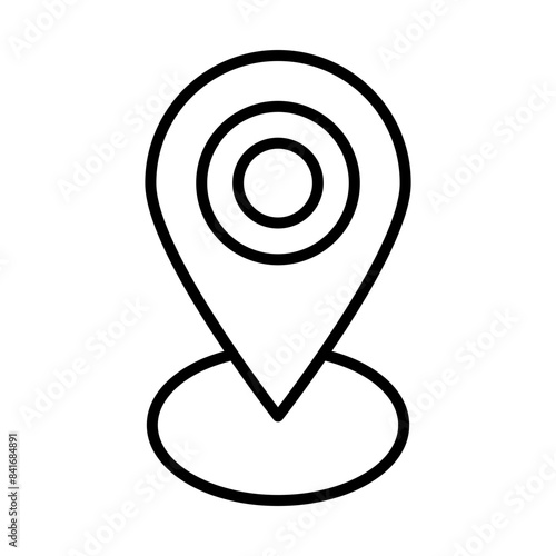 Free Download Place line icon - GFXLoad