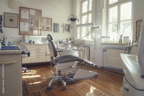 Modern Dentist Office Focused on Teeth Whitening with Advanced Equipment and Products