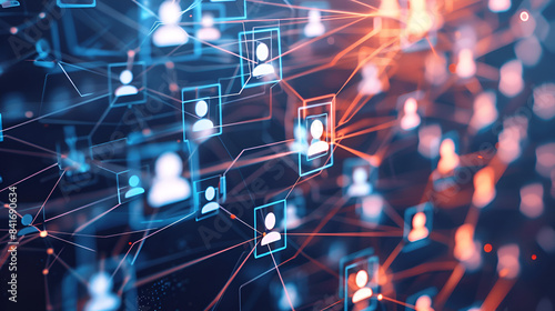 Connecting people on the internet nodes transform