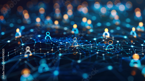 Connecting people on the internet nodes transform