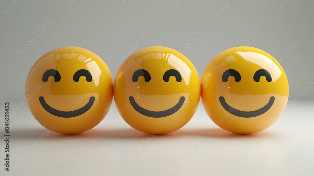 Photo Realistic Customer Satisfaction Icon on White Background with Copy Space Vector Illustration for Readiness Feedback Theme Photo Realistic Customer Satisfaction Icon on White Background with Copy Space Vector Illustration for Readiness Feedback Theme