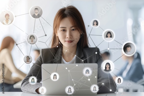 Mother and daughter in theHR, Human resource management concept, recruitment,...