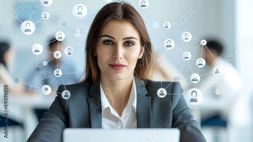 Mother and daughter in theHR, Human resource management concept, recruitment,...