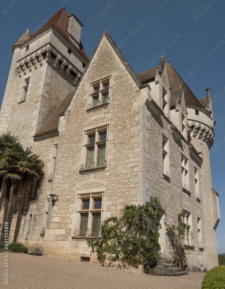 Château des Milandes en Dordogne en France Château des Milandes en Dordogne en France