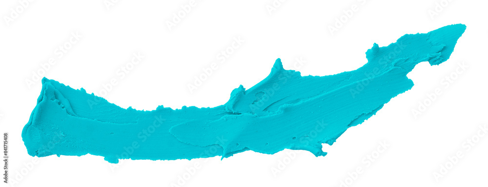 Light blue plasticine brush isolated on transparent background. Light blue plasticine brush isolated on transparent background.