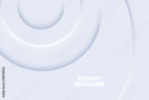 Abstract blue circle background, vector layout design for presentation, flyer, poster, banner. Geometric illustration.