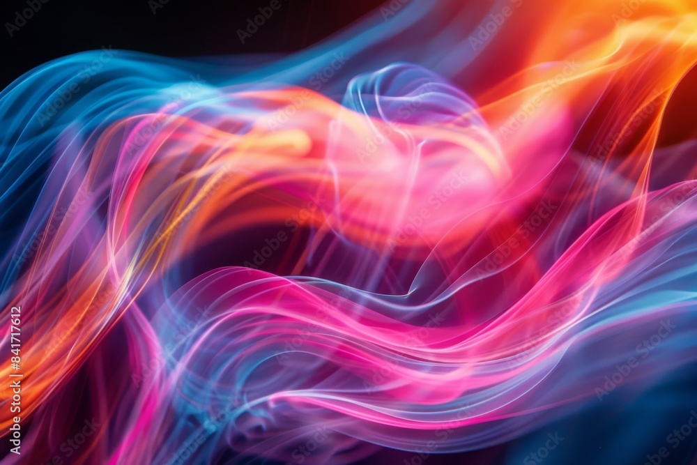 Abstract Vivid Light Trails Abstract Vivid Light Trails