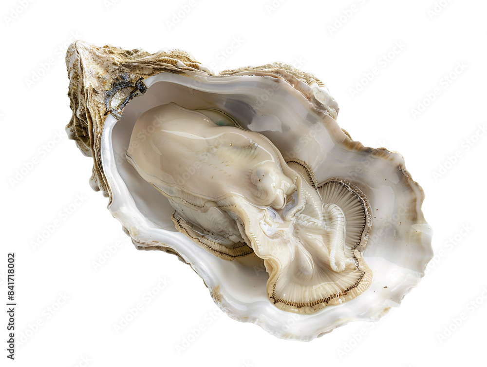 a shell with a white object in it a shell with a white object in it