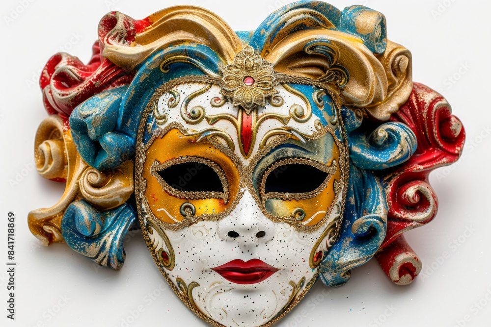 Colorful Venetian Carnival Mask Colorful Venetian Carnival Mask