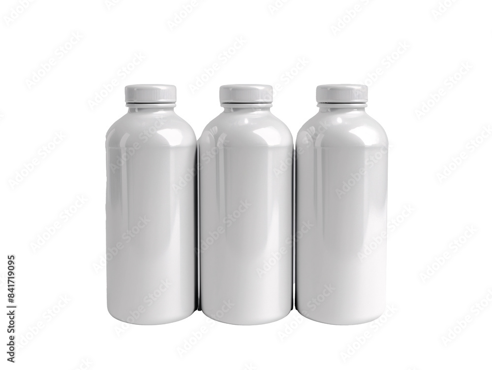 a group of white bottles a group of white bottles