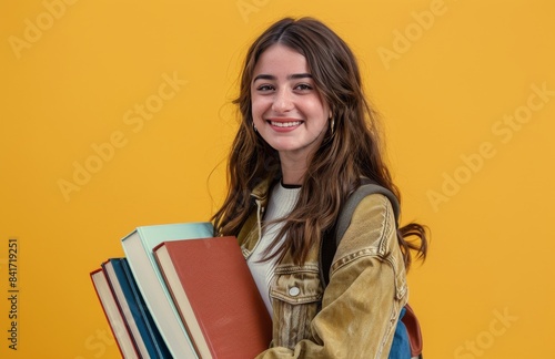 Graduation Cap Atop Stack of Books Near Window