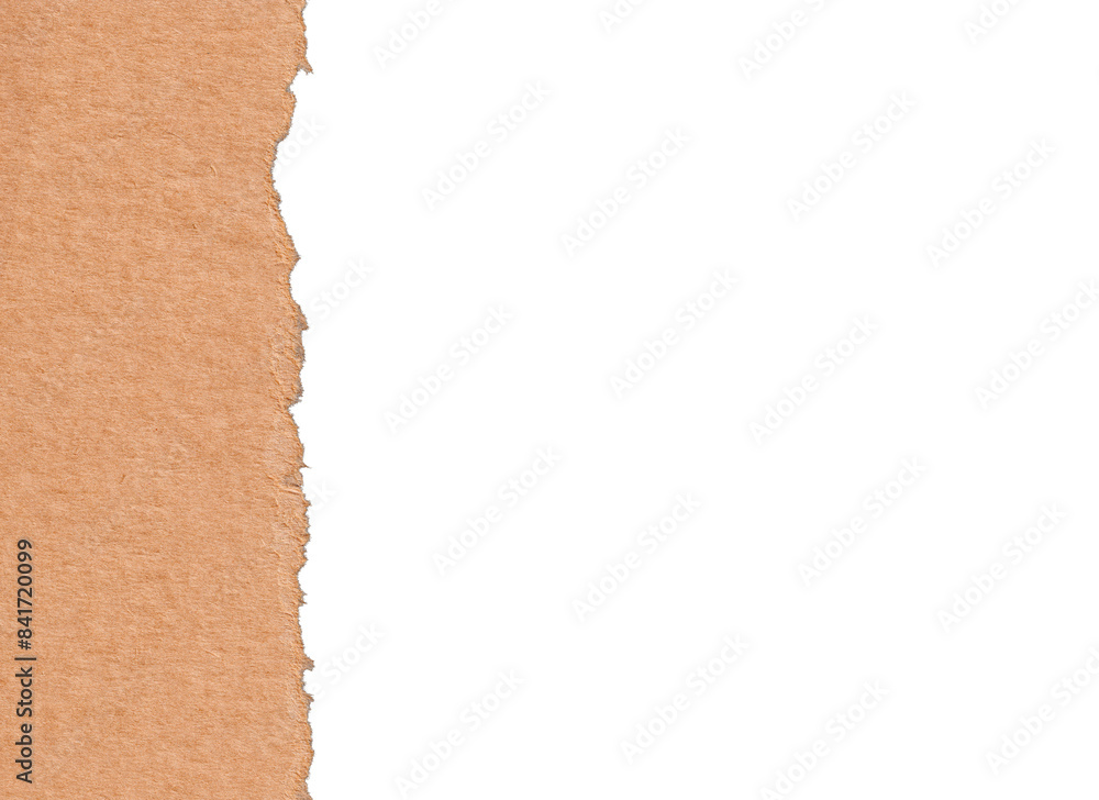 Obraz premium torn craft paper texture ripped corner page