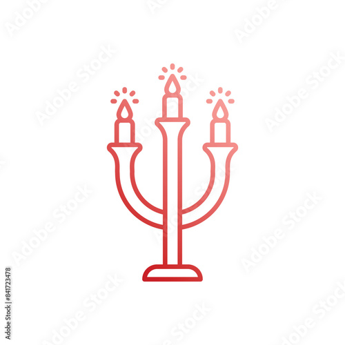 Candelabra vector icon