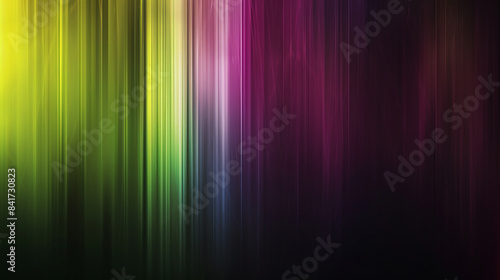 Abstract neon purple and green on black