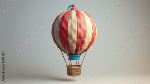 toy hot air balloon with a minimal design photo