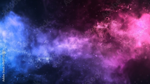 background with space for text burst of colorful particles or smoke