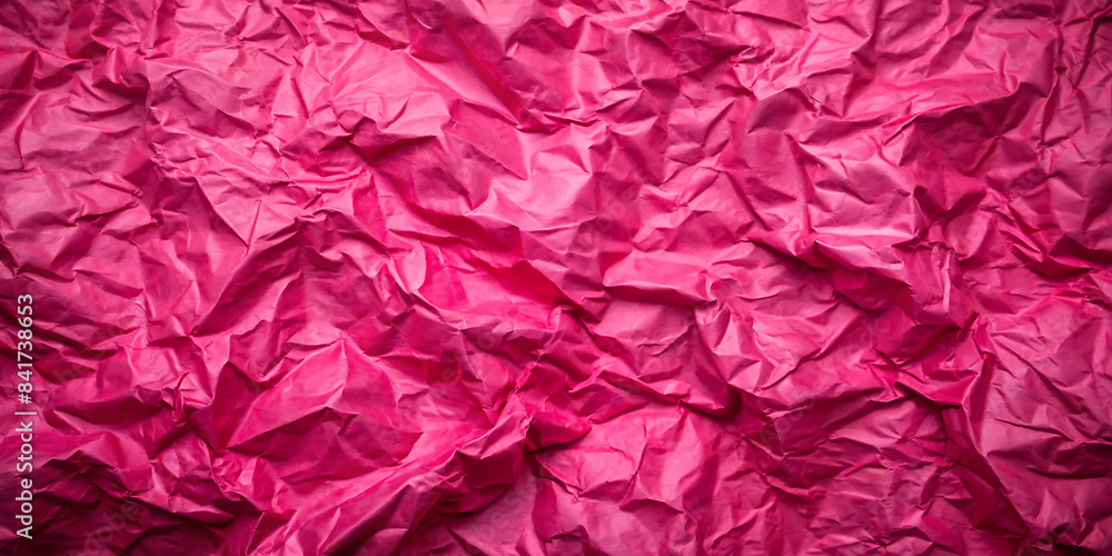Fototapeta premium crumpled pink paper texture