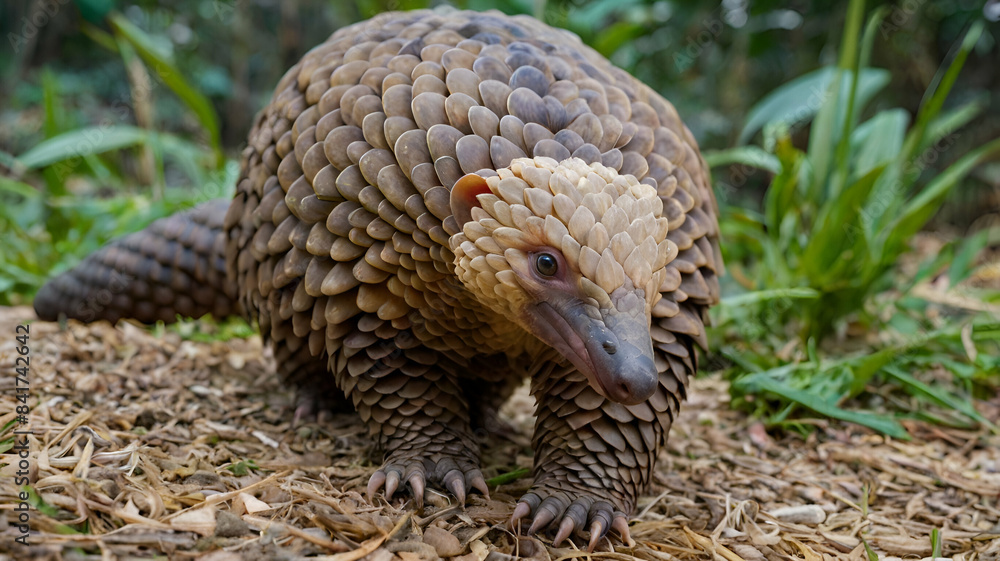The Chinese pangolin in jungle
\ The Chinese pangolin in jungle
\