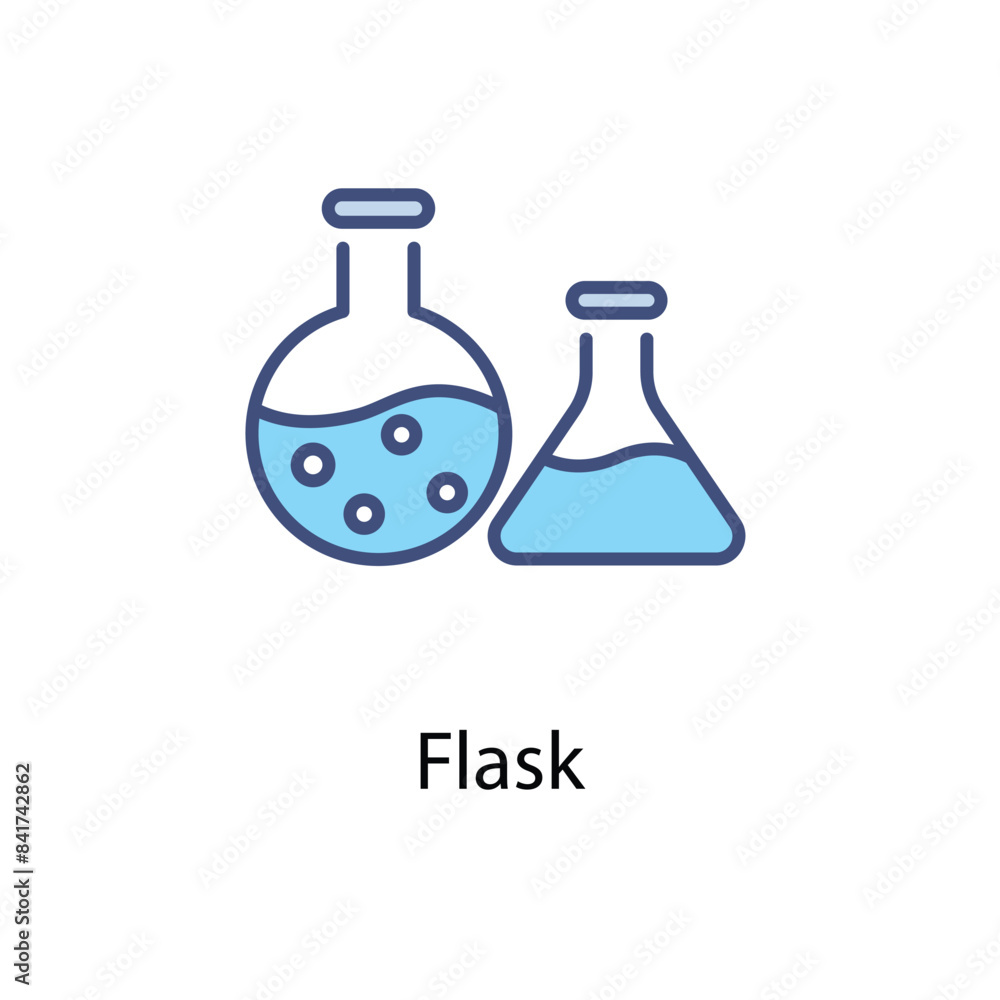 Flask vector icon Flask vector icon