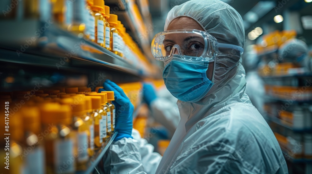 scientists work in modern bio and pharmacology laboratory scientists work in modern bio and pharmacology laboratory
