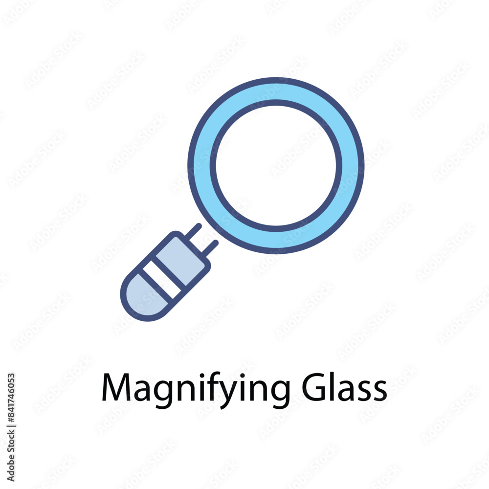Magnifying Glass vector icon Magnifying Glass vector icon