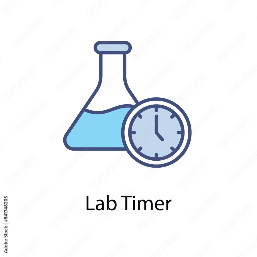 Lab Timer vector icon Lab Timer vector icon