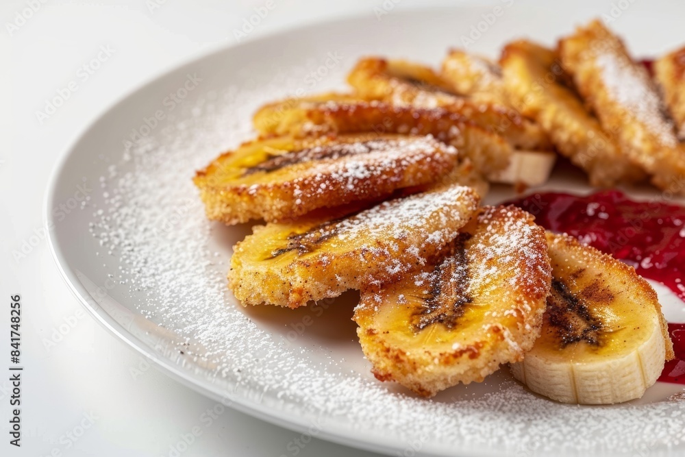 Delectable Banana Schnitzels with Fragrant Cinnamon Delectable Banana Schnitzels with Fragrant Cinnamon