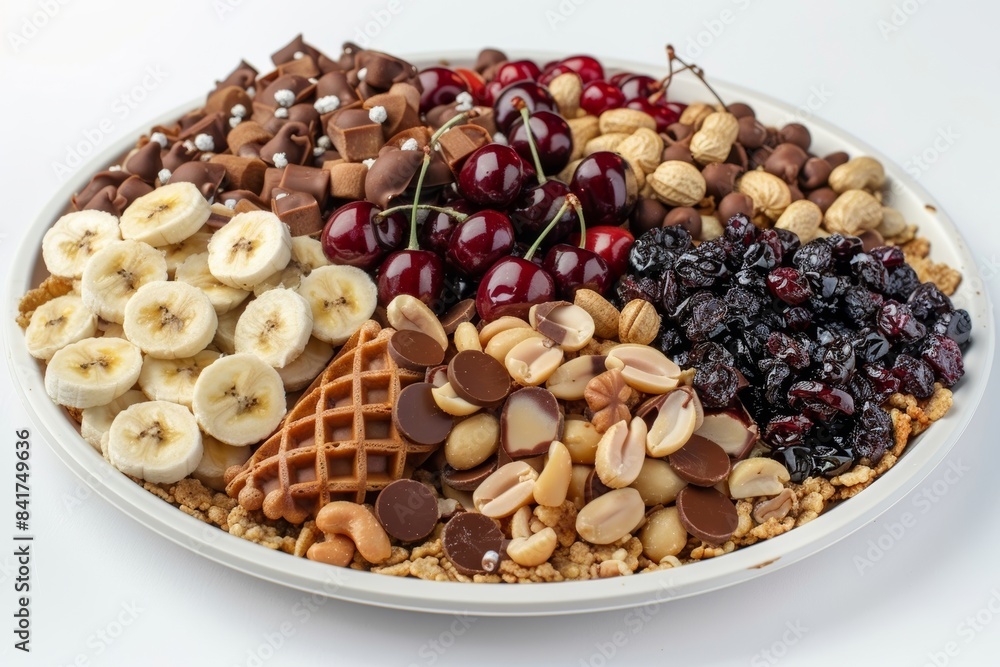 Fototapeta premium Nonpareil Chocolate Discs add Touch of Opulence to Trail Mix