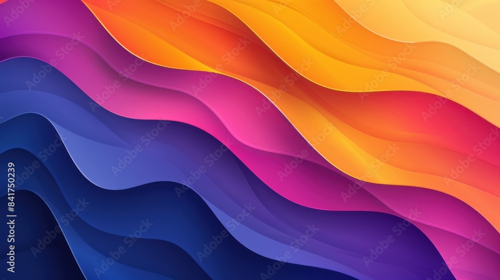 Fototapeta premium A vibrant background with a solid color and a smooth shadow transition. The dynamic combination of color and shadow creates a visually engaging design that can be used for various purposes, including