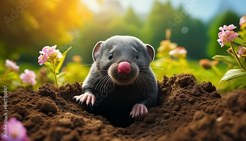 mole in its natural habitat