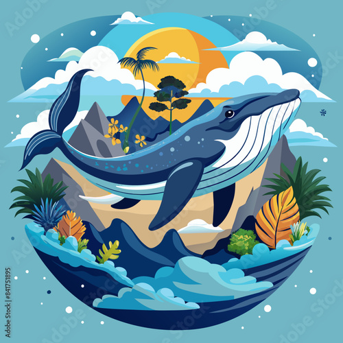 migration of a humpback whale from the Arctic to the tropics.