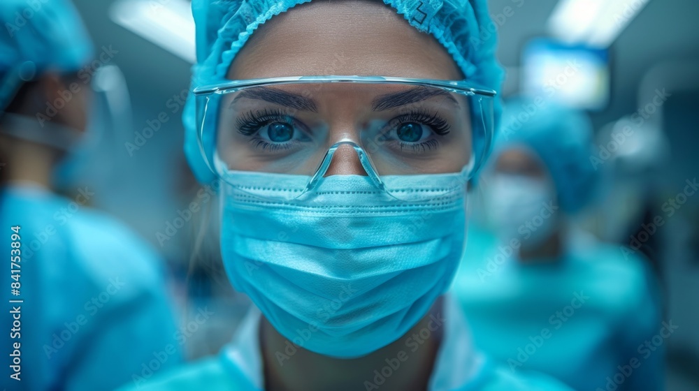 Professional Dentist Holding Dental Tools in Sterile Environment with Double Exposure Silhouette - Close Up with Clear Tones & Copy Space Professional Dentist Holding Dental Tools in Sterile Environment with Double Exposure Silhouette - Close Up with Clear Tones & Copy Space