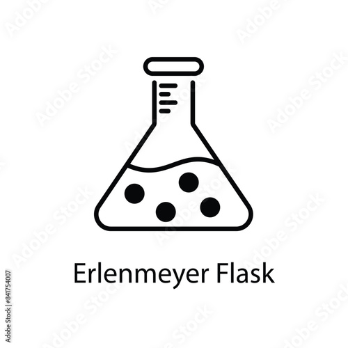 Erlenmeyer Flask vector icon
