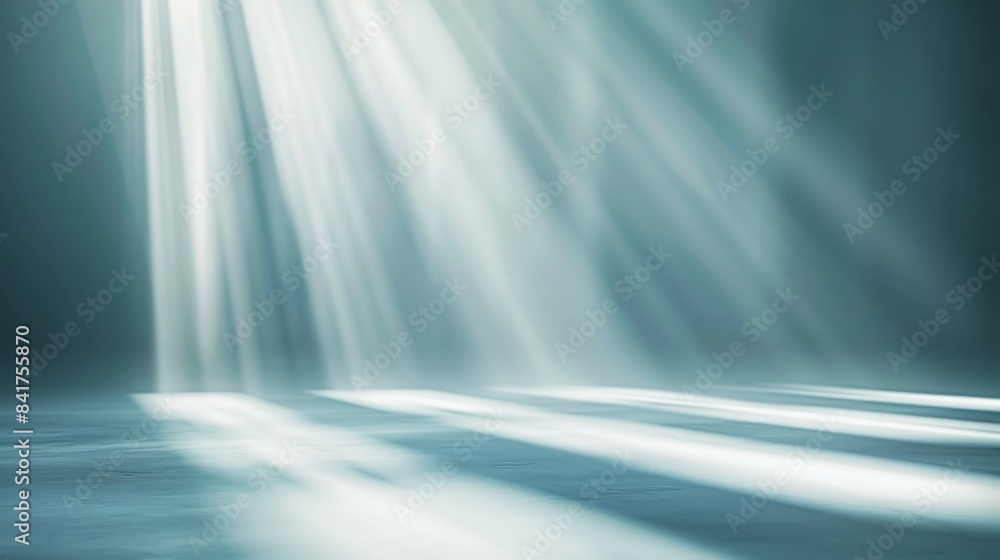 Light Rays in Misty Atmosphere, Generative AI Light Rays in Misty Atmosphere, Generative AI