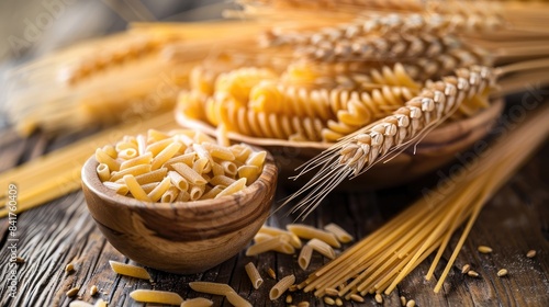 Durum wheat is utilized to craft macaroni and pasta providing a suitable basis for designing textures