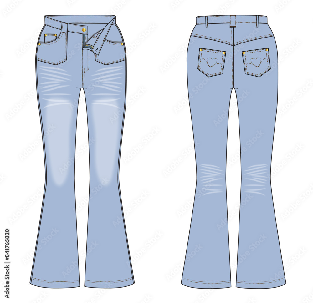 Girls soft tone denim pant Girls soft tone denim pant