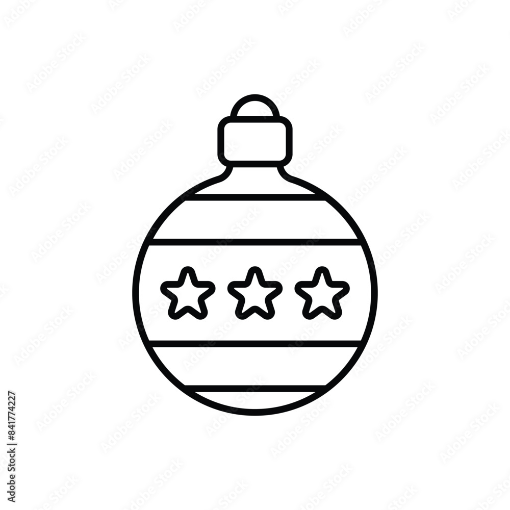Obraz premium Bauble vector icon