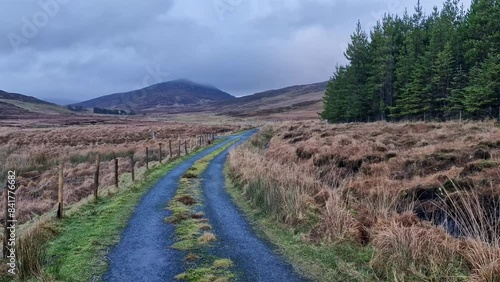 The bluestack way at Doobin with Carnaween in the background, County Donegal, Ireland photo