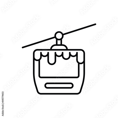 Cable Car vector icon