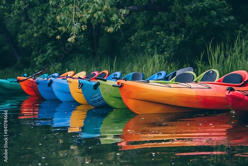 boats on the lake