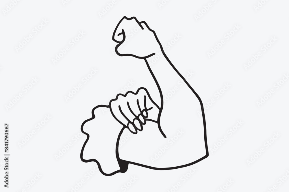 Right-hand body icon vector and illustration art Right-hand body icon vector and illustration art