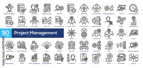 Project Management Icon Collection