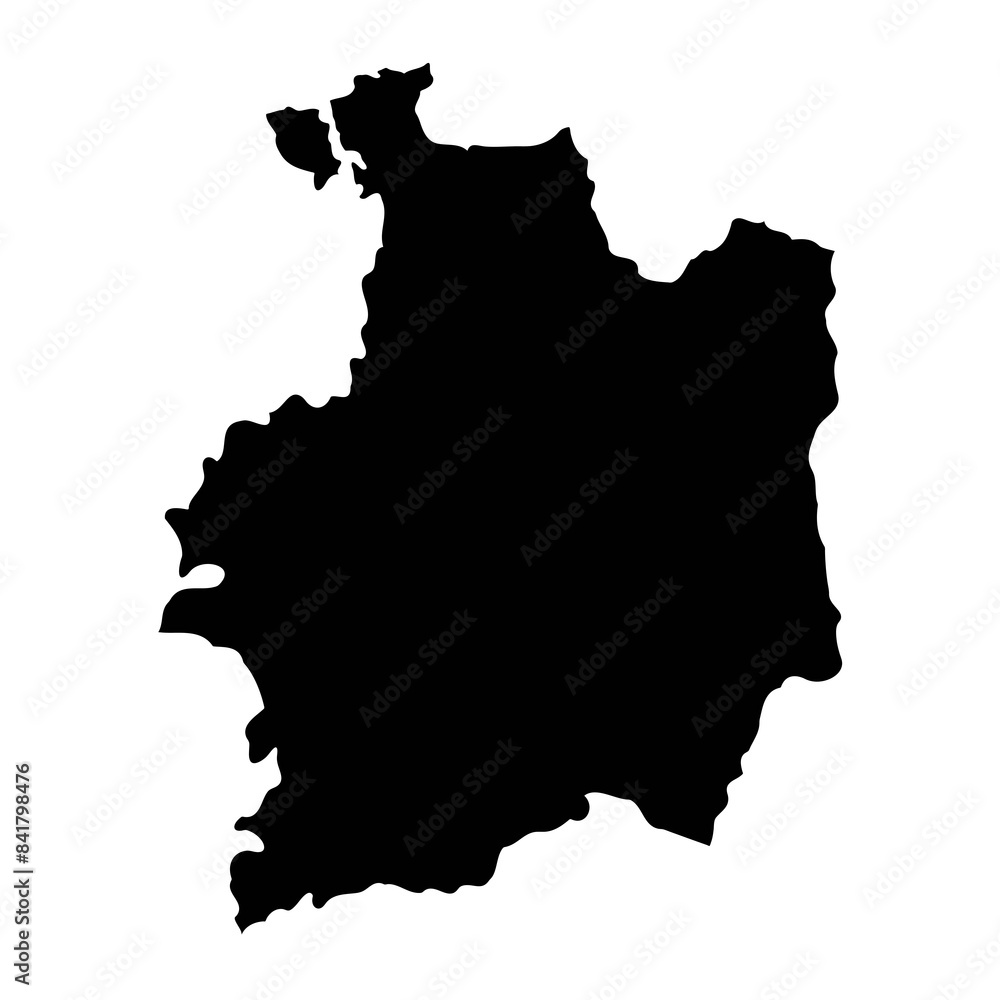Ille et Vilaine department map, administrative division of France. Vector illustration. Ille et Vilaine department map, administrative division of France. Vector illustration.