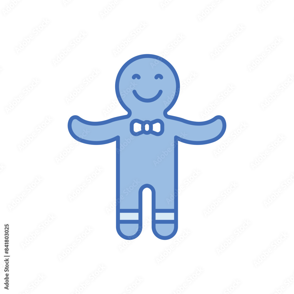 Gingerbread Man vector icon Gingerbread Man vector icon