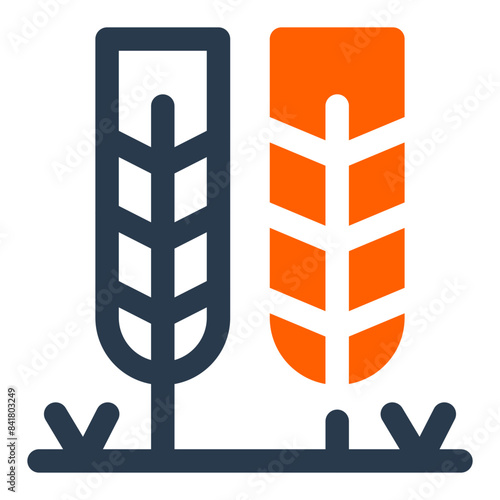 Wheat Farming Vector Icon Illustration