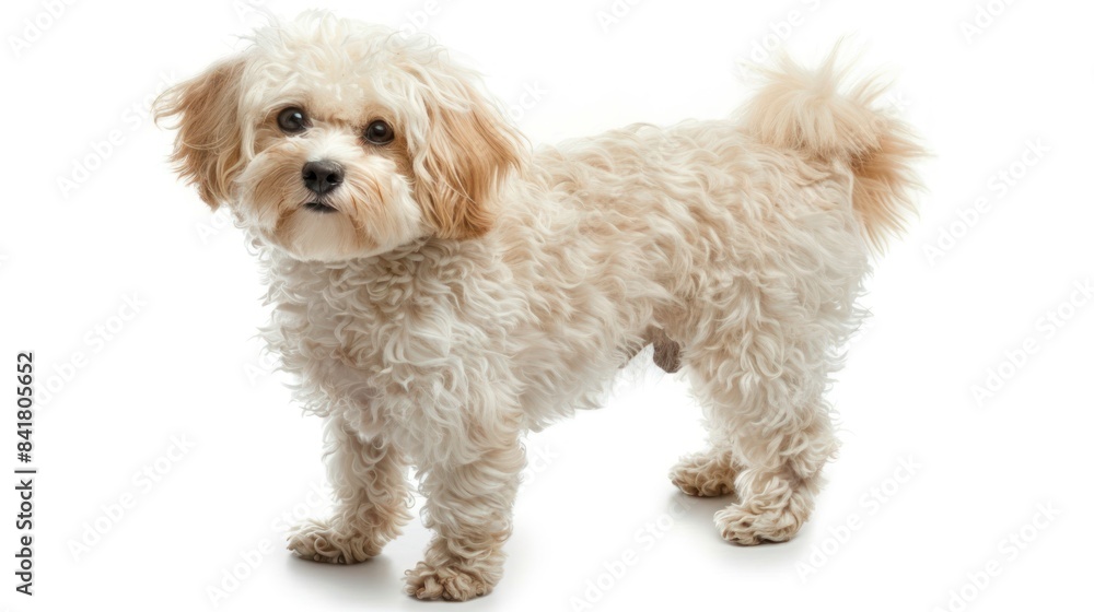 Eskipoo full body clearly photo on white background , 