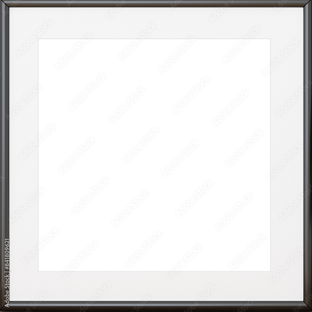 Black frame mockup, minimalist frame mockup for digital art, 3d render Black frame mockup, minimalist frame mockup for digital art, 3d render
