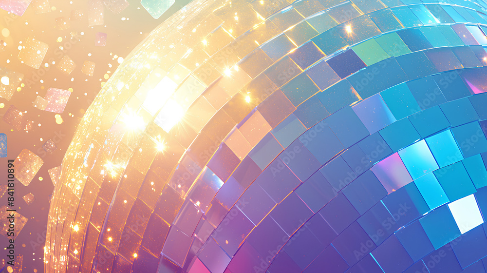 disco ball bright neon lights shining colorful disco ball bright neon lights shining colorful