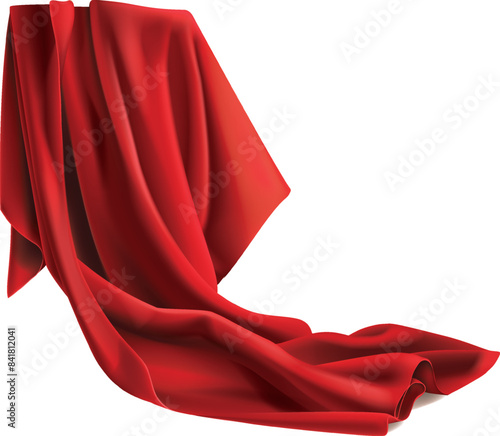 red satin cloth