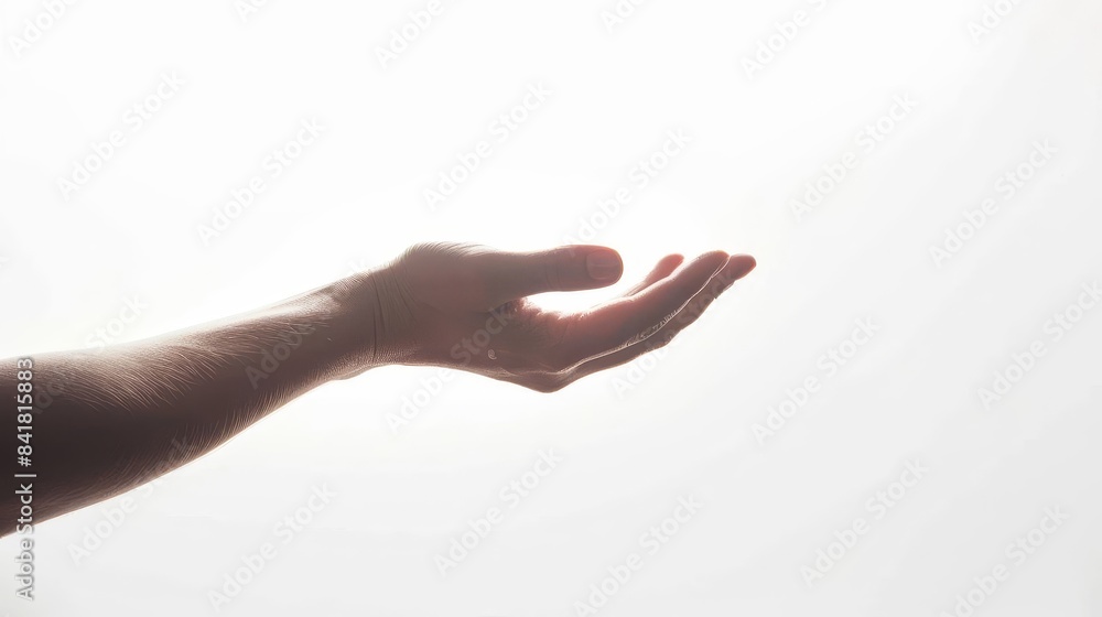 mysterious hand holding an unknown object cut out on a white background evoking curiosity and intrigue conceptual photography mysterious hand holding an unknown object cut out on a white background evoking curiosity and intrigue conceptual photography